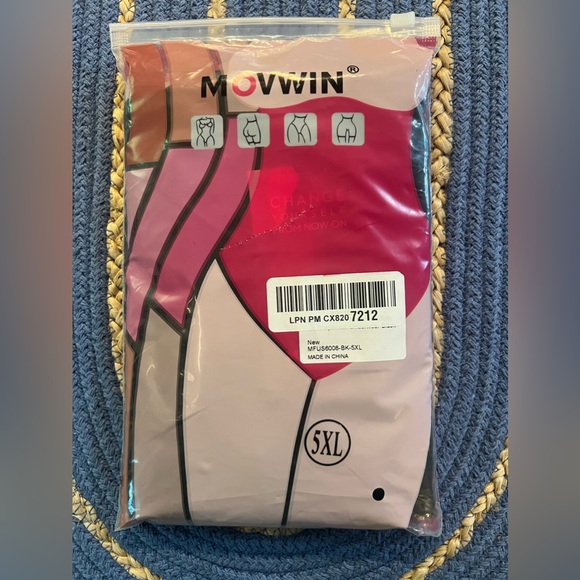 5XL Movwin Tummy Control Body Shaper Shorts - High Waist Thigh Slimmer - Picture 2 of 4